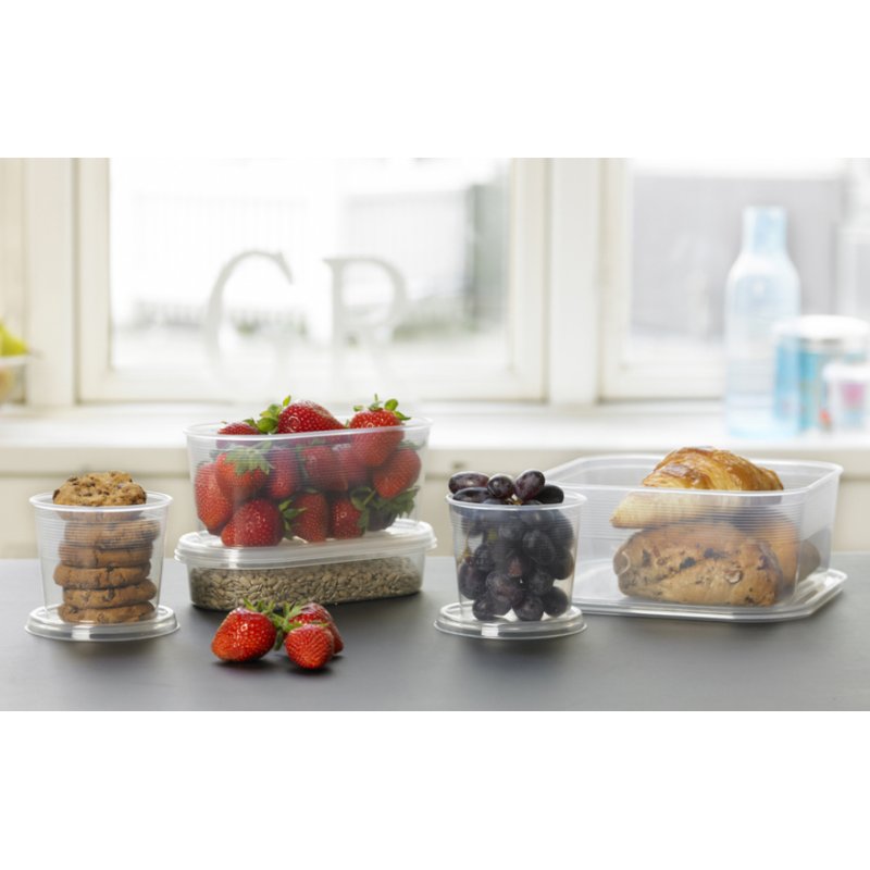 Plastic vriesbakje Helsinki, 0,15 liter, rond